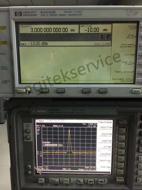 是德信號發生器E4432B輸出偏差維修案例