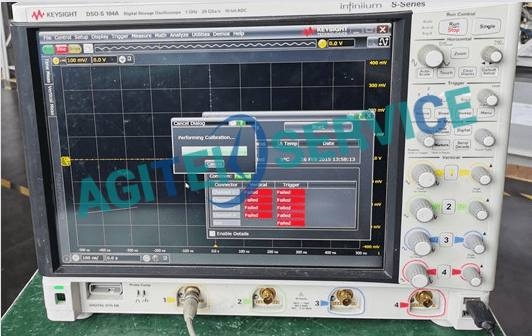 How to repair Keysight oscilloscope DSOS104A gear is not allowed?